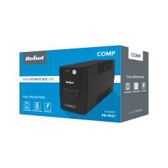 Zasilacz awaryjny komputerowy UPS REBEL model Nanopower 850 ( offline, 850VA / 480W , 230 V , 50Hz )