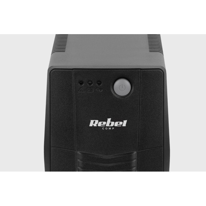 Zasilacz awaryjny komputerowy UPS REBEL model Nanopower 850 ( offline, 850VA / 480W , 230 V , 50Hz ) Zasilacz awaryjny komputerowy UPS REBEL model Nanopower 850 ( offline, 850VA / 480W , 230 V , 50Hz )