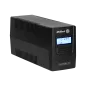 Zasilacz awaryjny komputerowy UPS REBEL model Nanopower Plus 1000 ( offline, 1000VA / 600W , 230 V , 50Hz , LCD , USB , RJ45 )