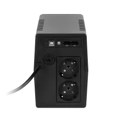 Zasilacz awaryjny komputerowy UPS REBEL model Nanopower Plus 1000 ( offline, 1000VA / 600W , 230 V , 50Hz , LCD , USB , RJ45 )