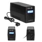 Zasilacz awaryjny komputerowy UPS REBEL model Nanopower Plus 1000 ( offline, 1000VA / 600W , 230 V , 50Hz , LCD , USB , RJ45 ) Zasilacz awaryjny komputerowy UPS REBEL model Nanopower Plus 1000 ( offline, 1000VA / 600W , 230 V , 50Hz , LCD , USB , RJ45 )