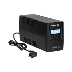 Zasilacz awaryjny komputerowy UPS REBEL model Nanopower Plus 650 ( offline, 650VA / 360W , 230 V , 50Hz , LCD , USB , RJ45 )