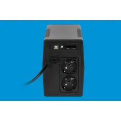 Zasilacz awaryjny komputerowy UPS REBEL model Nanopower Plus 850 ( offline, 850VA / 480W , 230 V , 50Hz , LCD , USB , RJ45 )