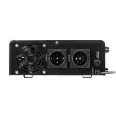 Zasilacz awaryjny naścienny KEMOT PROsinus-800 przetwornica z czystym przebiegiem sinusoidalnym i funkcją ładowania 12V 230V 800