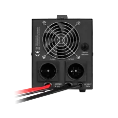 Zasilacz Awaryjny Rebel POWER-1000 - przetwornica z czystym przebiegiem sinusoidalnym i funkcją ładowania 12V 230V 1000VA/700W