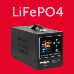 Zasilacz Awaryjny Rebel POWER-1000-LFP4 - przetwornica