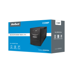 Zasilacz awaryjny UPS REBEL model Micropower 1500 (offline, 1500 VA / 900 W, 230 V, 50 Hz)