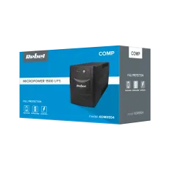 Zasilacz awaryjny UPS REBEL model Micropower 1500 (offline, 1500 VA / 900 W, 230 V, 50 Hz)