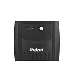 Zasilacz awaryjny UPS REBEL model Micropower 2000 (offline, 2000 VA / 1200 W, 230 V, 50 Hz)
