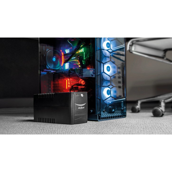 Zasilacz awaryjny UPS REBEL model Micropower 600 ( offline, 600VA / 360W , 230 V , 50Hz ) Zasilacz awaryjny UPS REBEL model Micropower 600 ( offline, 600VA / 360W , 230 V , 50Hz )