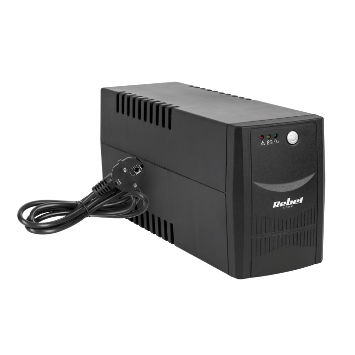 Zasilacz awaryjny UPS REBEL model Micropower 600 ( offline, 600VA / 360W , 230 V , 50Hz ) Zasilacz awaryjny UPS REBEL model Micropower 600 ( offline, 600VA / 360W , 230 V , 50Hz )