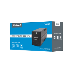 Zasilacz awaryjny UPS REBEL model Micropower 800 ( offline, 800VA / 480W , 230 V , 50Hz )