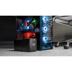 Zasilacz awaryjny UPS REBEL model Micropower 800 ( offline, 800VA / 480W , 230 V , 50Hz )