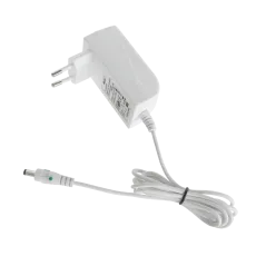 Zasilacz impulsowy 12V/1.6A (biały) wtyczkowy