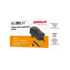 Zasilacz impulsowy stabilizowany z regulacją Kemot 2000mA