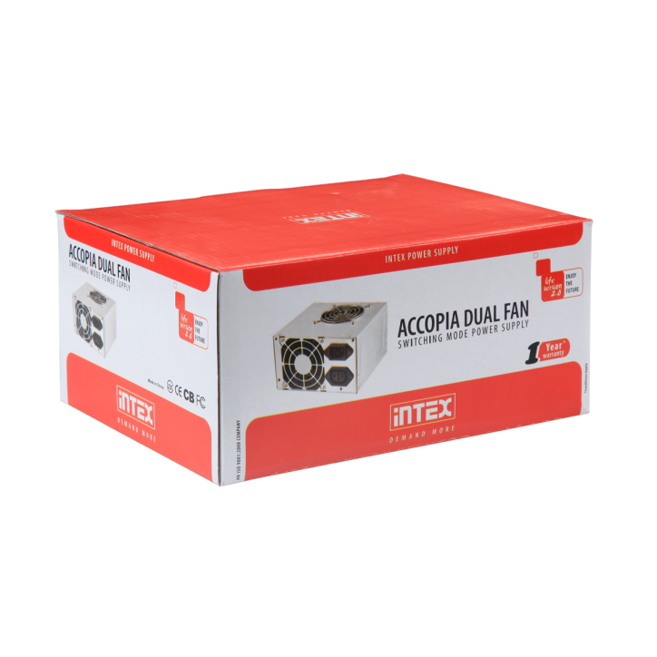 Zasilacz komputerowy ATX Accopia 500W INTEX Zasilacz komputerowy ATX Accopia 500W INTEX