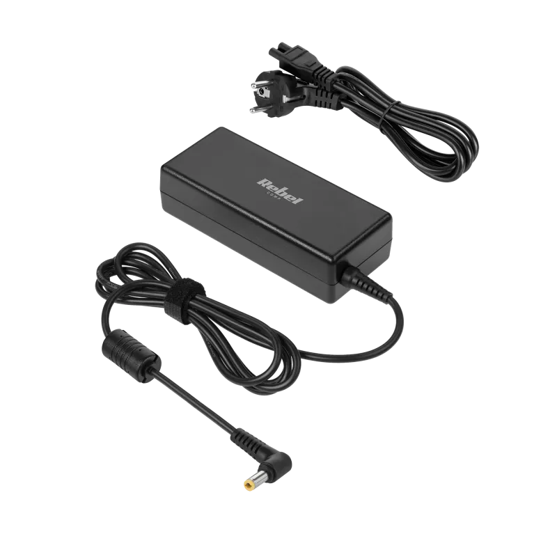 Zasilacz Rebel do laptopa ASUS, ACER, HP, TOSHIBA 90 W / 19 V / 4,74 A / 5,5x2,5 mm