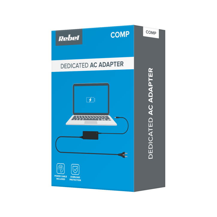 Zasilacz Rebel do laptopa SAMSUNG 90 W / 19 V / 4,74 A / 5,5x3 mm Zasilacz Rebel do laptopa SAMSUNG 90 W / 19 V / 4,74 A / 5,5x3 mm
