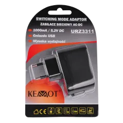 Zasilacz sieciowy 230V /USB 5V 1000mA