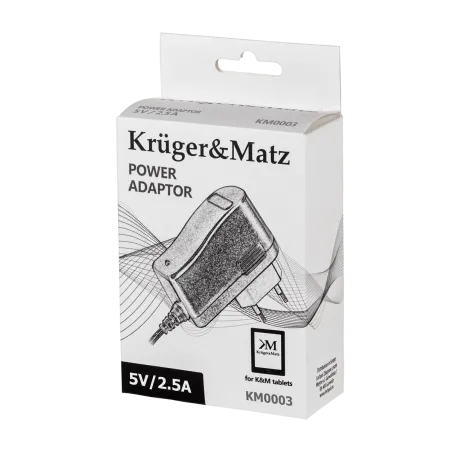Zasilacz sieciowy do tabletów Kruger&Matz 5V 2.5A