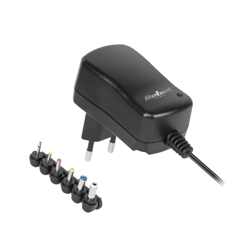 Zasilacz stabilizowany z regulacją Rebel 12V 600mA