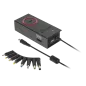 Zasilacz uniwersalny Quer 8 końcówek, USB 90 W / 15-24 V