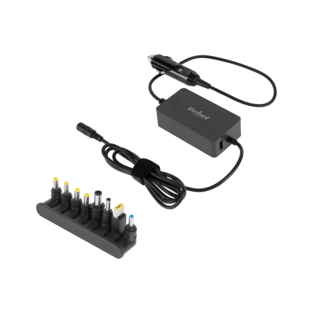 Zasilacz uniwersalny Rebel 8 końcówek, USB 65 W / 15-24 V
