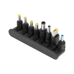 Zasilacz uniwersalny Rebel 8 końcówek, USB 65 W / 15-24 V
