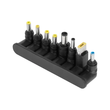 Zasilacz uniwersalny Rebel 8 końcówek, USB 65 W / 15-24 V