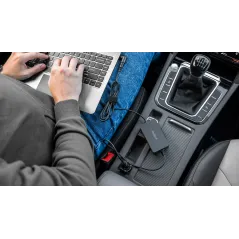 Zasilacz uniwersalny Rebel 8 końcówek, USB 65 W / 15-24 V