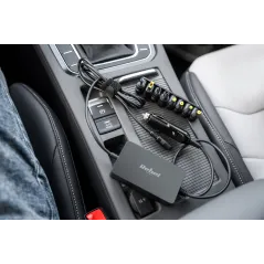 Zasilacz uniwersalny Rebel 8 końcówek, USB 65 W / 15-24 V