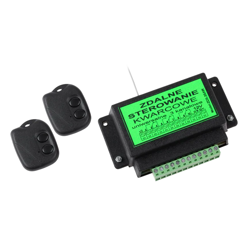 Zdalne sterowanie ZDS-3SAW+2pil.Kwarc