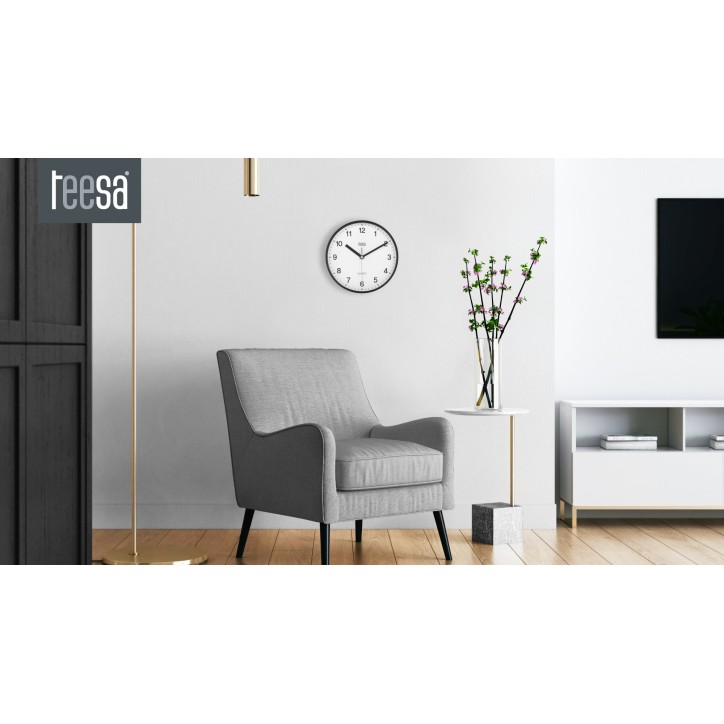 Zegar ścienny 20 cm czarny Zegar ścienny 20 cm czarny
