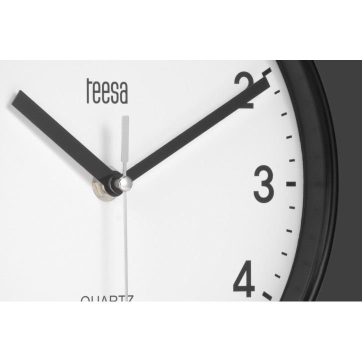 Zegar ścienny 20 cm czarny Zegar ścienny 20 cm czarny