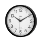 Zegar ścienny 25 cm czarny Zegar ścienny 25 cm czarny