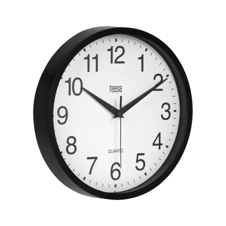 Zegar ścienny 25 cm czarny