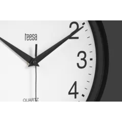 Zegar ścienny 25 cm czarny