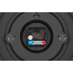 Zegar ścienny 25 cm czarny