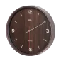 Zegar ścienny 30 cm ciemny brąz