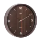 Zegar ścienny 30 cm ciemny brąz