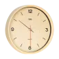 Zegar ścienny 30 cm jasny brąz