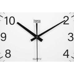 Zegar ścienny 30 cm srebrny