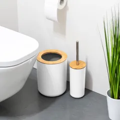 Zestaw akcesoriów łazienkowych (6 szt.) biały