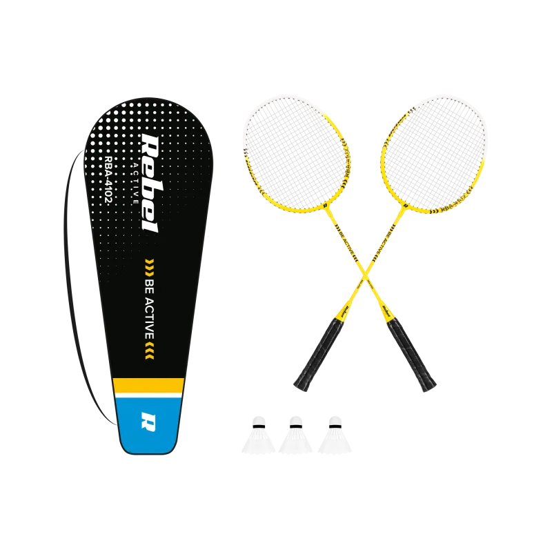 Zestaw do badmintona, aluminium, REBEL ACTIVE