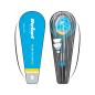 Zestaw do badmintona, stal hartowana, REBEL ACTIVE Zestaw do badmintona, stal hartowana, REBEL ACTIVE