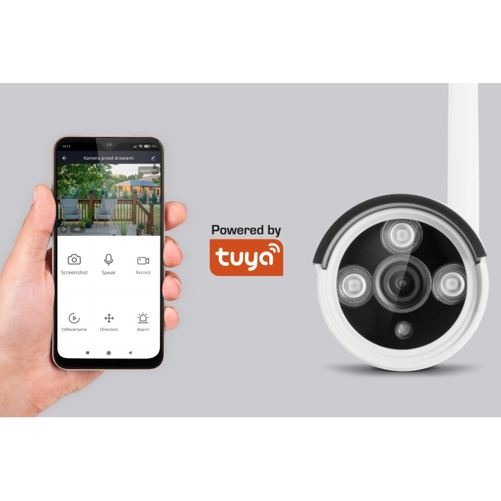 Zestaw do monitoringu WiFi Kruger&Matz Connect C200 Tuya Zestaw do monitoringu WiFi Kruger&Matz Connect C200 Tuya