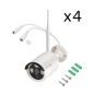 Zestaw do monitoringu WiFi Kruger&Matz Connect C210 Tuya Zestaw do monitoringu WiFi Kruger&Matz Connect C210 Tuya
