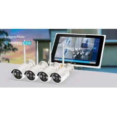 Zestaw do monitoringu WiFi Kruger&Matz Connect C210 Tuya