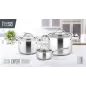 Zestaw garnków 6 elementów TEESA COOK EXPERT MASTER Zestaw garnków 6 elementów TEESA COOK EXPERT MASTER