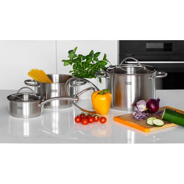 Zestaw garnków 6 elementów TEESA COOK EXPERT MASTER Zestaw garnków 6 elementów TEESA COOK EXPERT MASTER